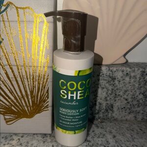 Coco Shea, cucumber Body Lotion - Green